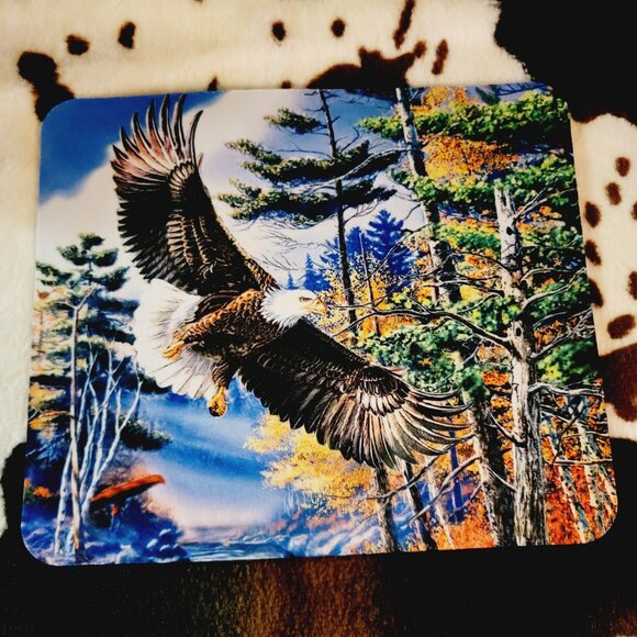 Flying Eagle Computer Custom Mouse Pad - Picture 1 of 2